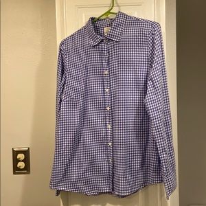 Classic J Crew Gingham Button Down